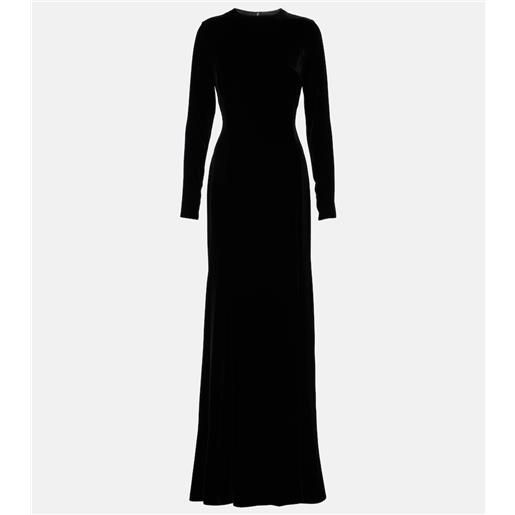 Dolce&Gabbana abito lungo in velluto