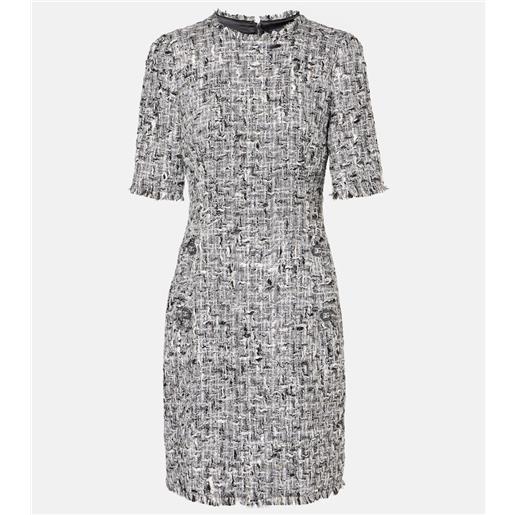 Dolce&Gabbana abito corto dg in tweed con lamé