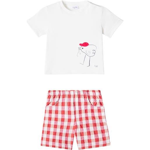 Il Gufo baby - t-shirt e shorts con stampa