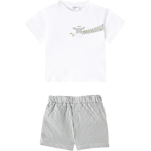 Il Gufo baby - t-shirt e shorts in cotone
