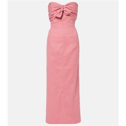 Tove abito lungo rahel in misto lino e cotone