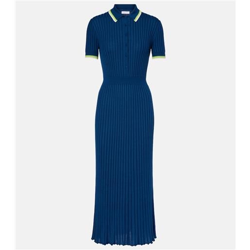 Gabriela Hearst abito midi eyot in cashmere e seta