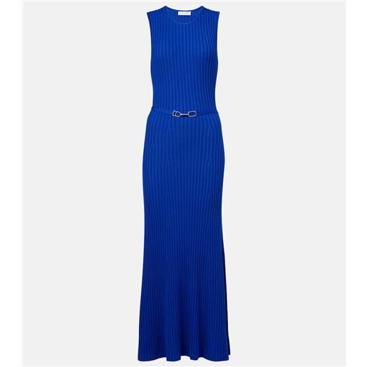 Gabriela Hearst abito midi meier in lana e cashmere