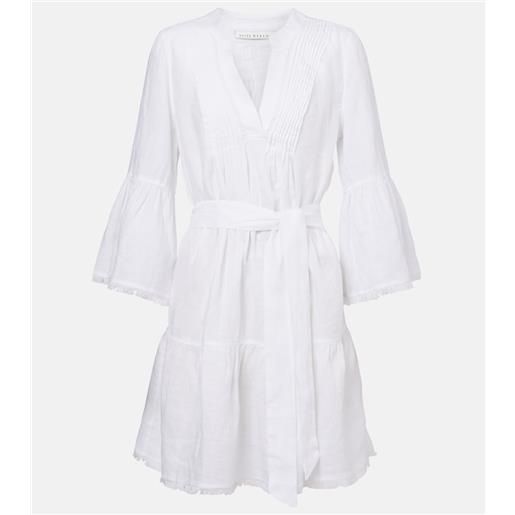 Heidi Klein caftano in lino con cintura