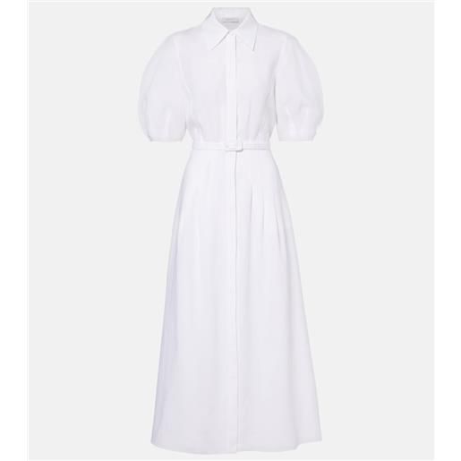 Gabriela Hearst abito chemisier maude in lino con cintura