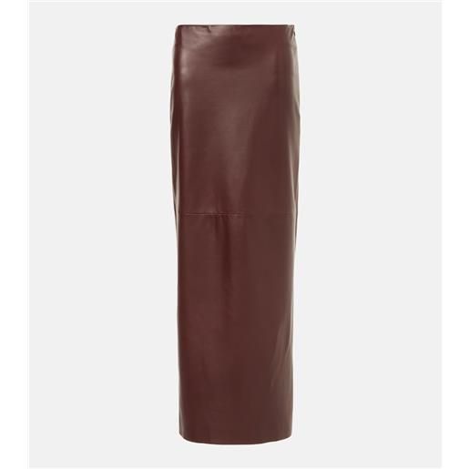 Brunello Cucinelli gonna lunga in pelle