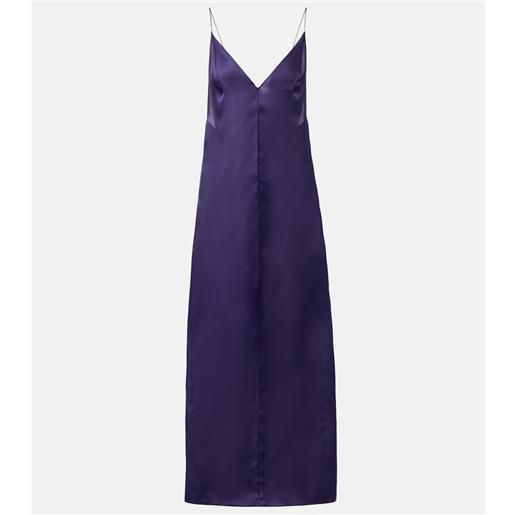 Khaite abito sottoveste tulula in organza di seta