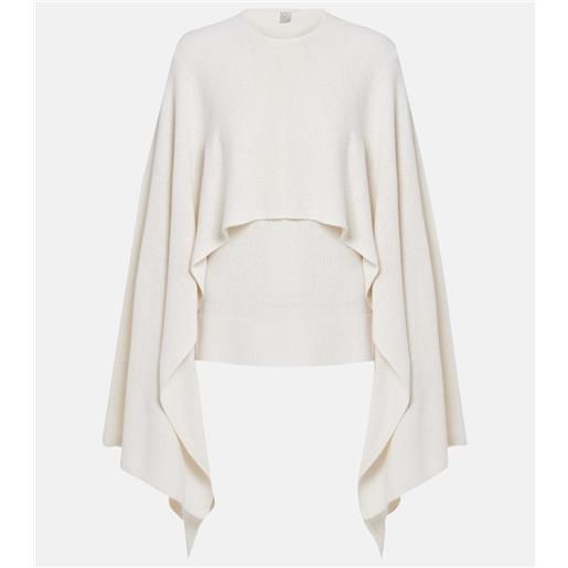 Toteme mantella in maglia di seta