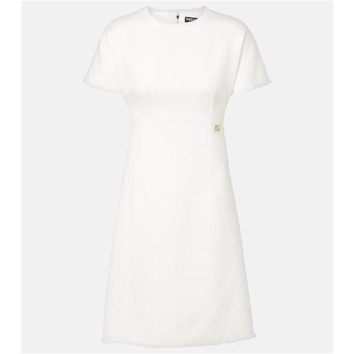 Dolce&Gabbana abito corto dg in tweed di misto lana