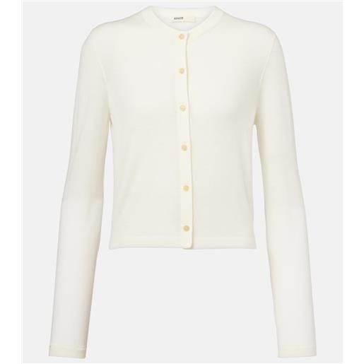 Khaite cardigan brieta in misto lana