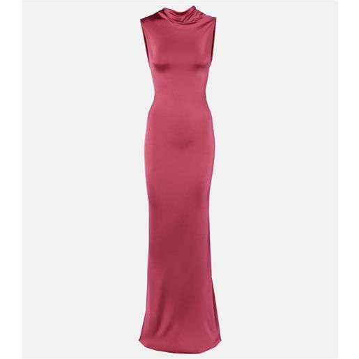 Victoria Beckham abito lungo in jersey
