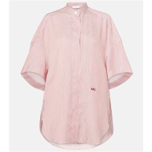 Stella McCartney camicia in seta gessata