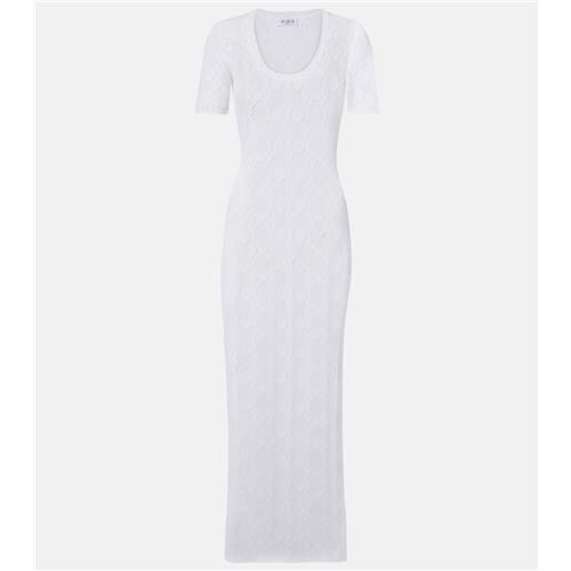 Alaia alaã¯a abito midi in pizzo