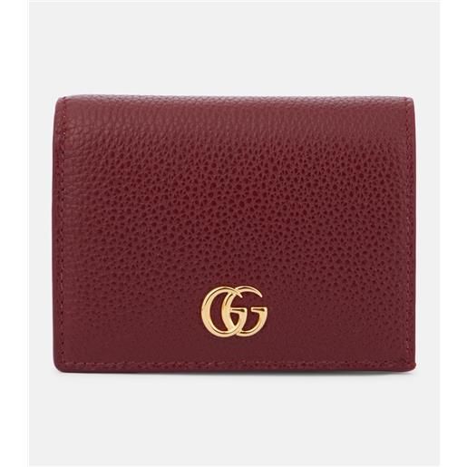 Gucci portafoglio gg marmont mini in pelle