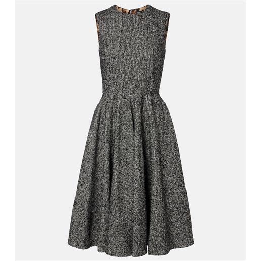 Dolce&Gabbana abito midi in misto lana