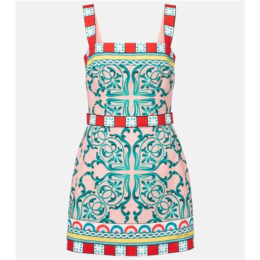 Dolce&Gabbana abito corto taormina in misto cotone