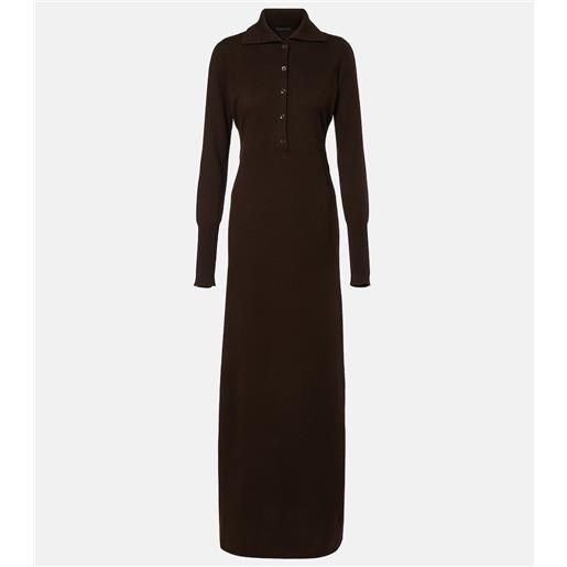 Tom Ford abito lungo in maglia di cashmere