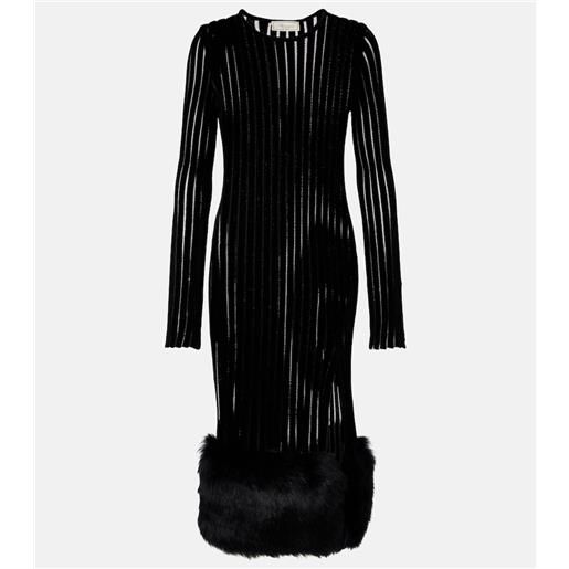 Blumarine abito midi in maglia