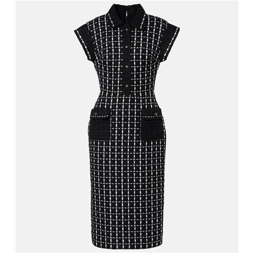 Elie Saab abito midi in tweed