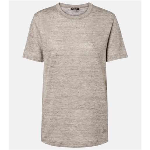 Loro Piana t-shirt gargano in jersey di lino