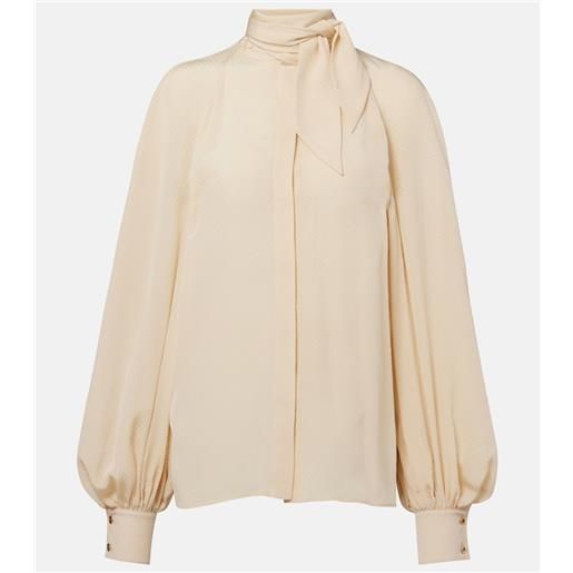 Loro Piana blusa valmy in seta