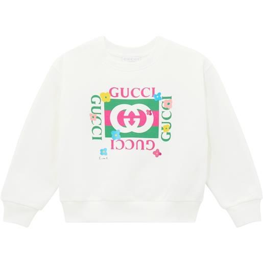 Gucci Kids x euan roberts - felpa in cotone