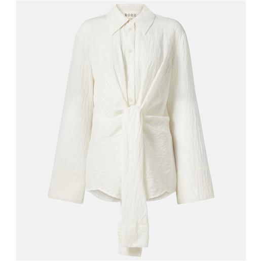 Rohe róhe camicia in raso di misto seta