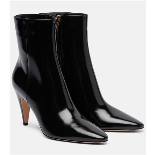 Gianvito Rossi stivaletti amelia 85 in vernice