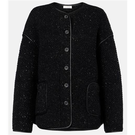 Altuzarra giacca medrano in maglia di misto lana