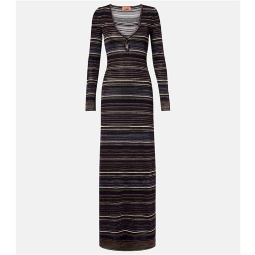 Missoni abito lungo a righe