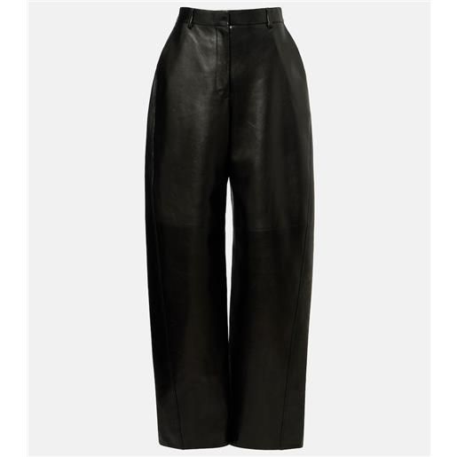 Givenchy pantaloni in pelle a vita alta