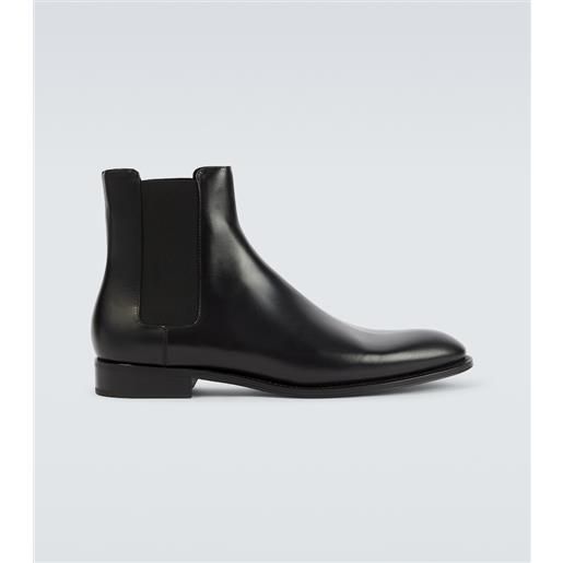 Saint Laurent stivaletti chelsea adrien in pelle