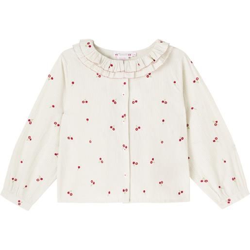 Bonpoint blusa jaffa in cotone con ricamo