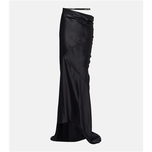 Tom Ford gonna lunga asimmetrica in raso di seta
