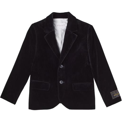 Bonpoint blazer teo in velluto di cotone