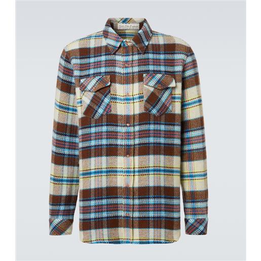 God's True Cashmere camicia in cashmere con pietra del sole