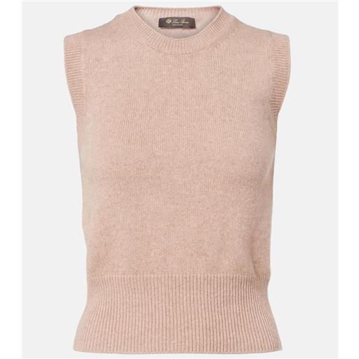 Loro Piana gilet in cashmere e seta