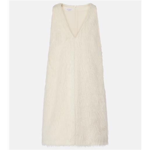 Brunello Cucinelli abito corto in misto alpaca