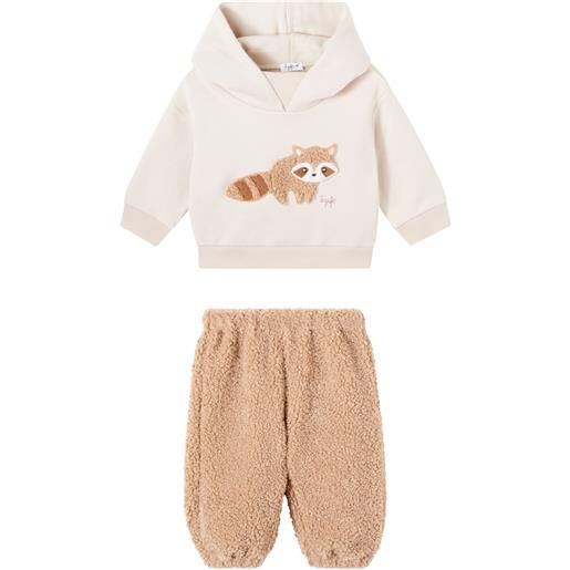 Il Gufo baby - felpa e pantaloni con ricamo