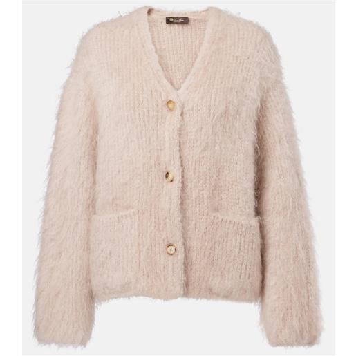 Loro Piana cardigan cherry hill in mohair e cashmere
