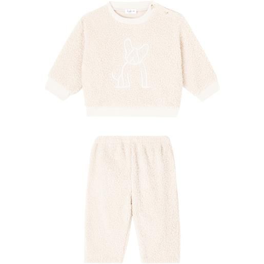 Il Gufo baby - felpa e pantaloni sportivi in pile