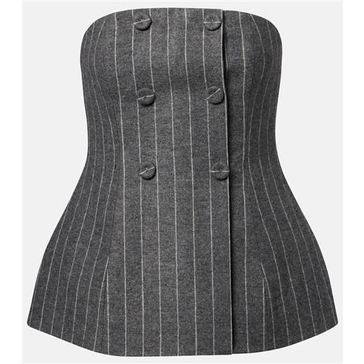 Carolina Herrera top doppiopetto a righe