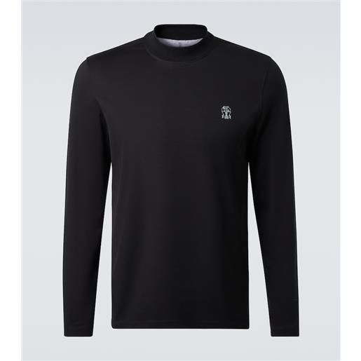 Brunello Cucinelli t-shirt in cotone con logo