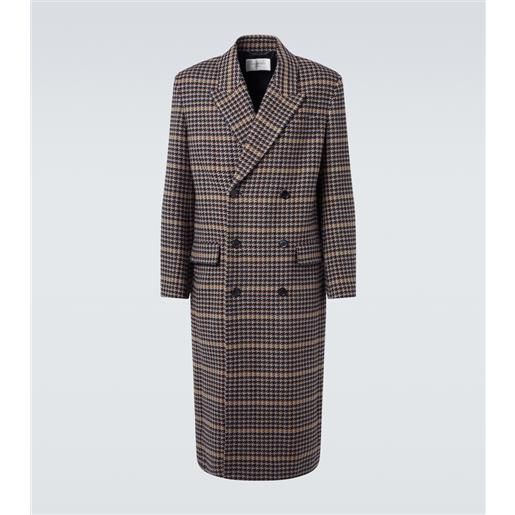 Saint Laurent soprabito in lana pied-de-poule