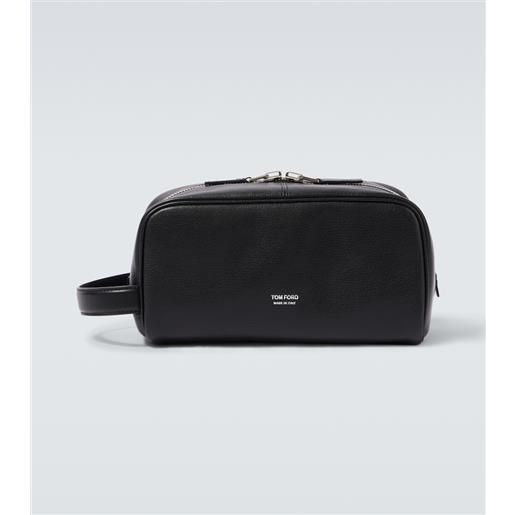 Tom Ford beauty case in pelle con logo