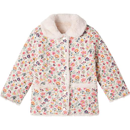 Louise Misha cappotto in cotone con stampa floreale