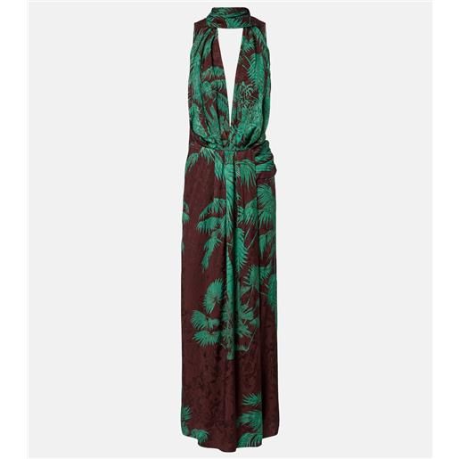 Johanna Ortiz abito lungo summer counts in jacquard