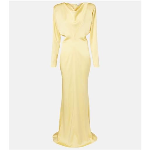 Stella McCartney abito lungo in raso