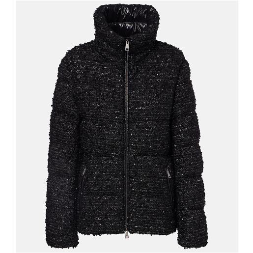 Moncler piumino urbel in tweed