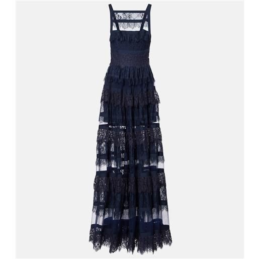 Elie Saab abito lungo in pizzo